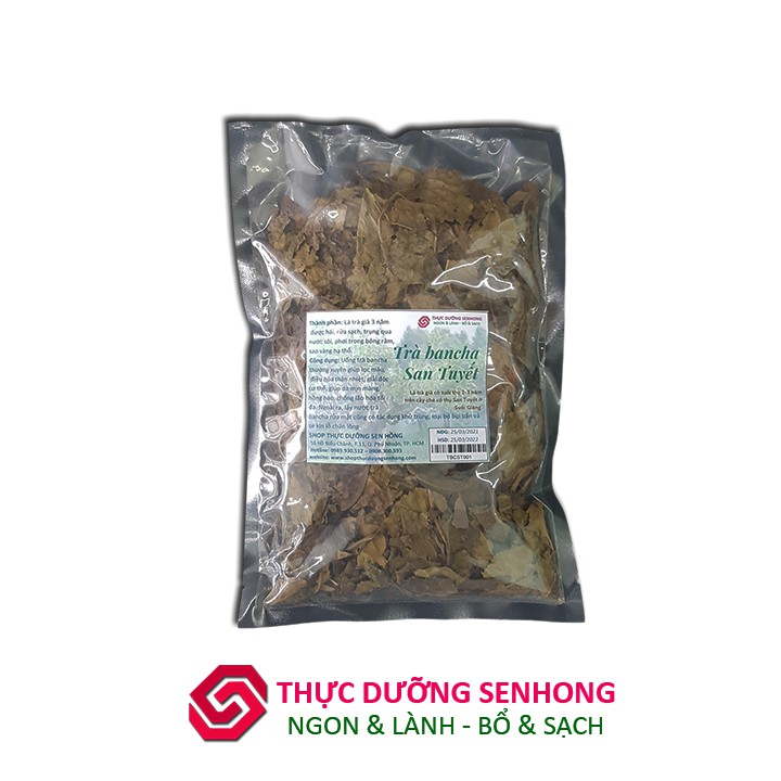 Trà Bancha Shan Tuyết (100gr) - Lá Trà già ba năm - Thực dưỡng Sen Hồng