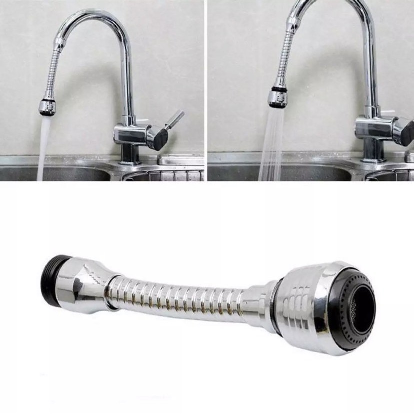 [FREESHIP] Đầu vòi xịt nước tăng áp cho vòi bồn rửa Turbo Flex 360 mới thiết kế dáng vòi sen phặn phặn.