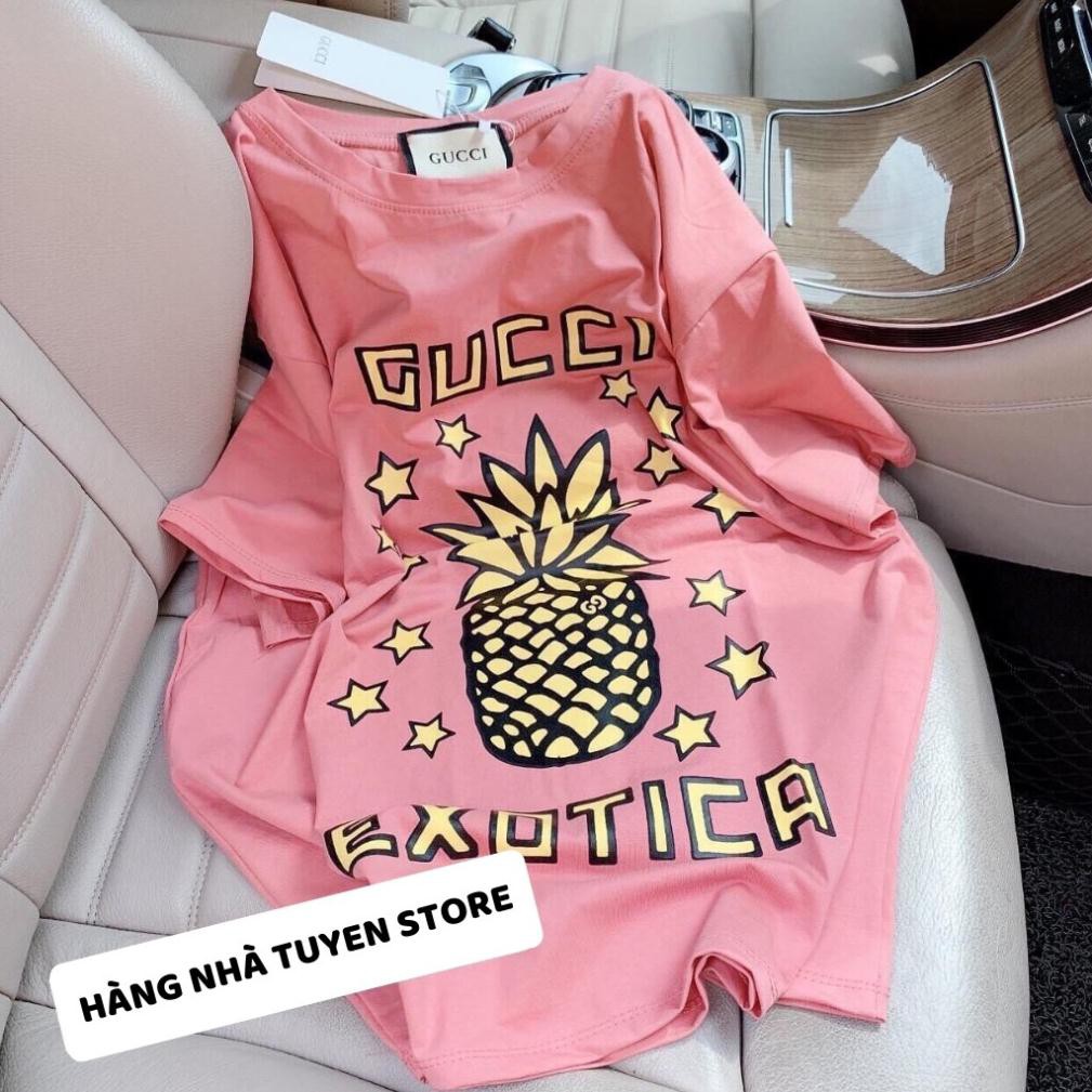 Áo thun nữ tay ngắn chất cotton Tàu xịn from rộng giấu quần QC001 DBN585 | BigBuy360 - bigbuy360.vn