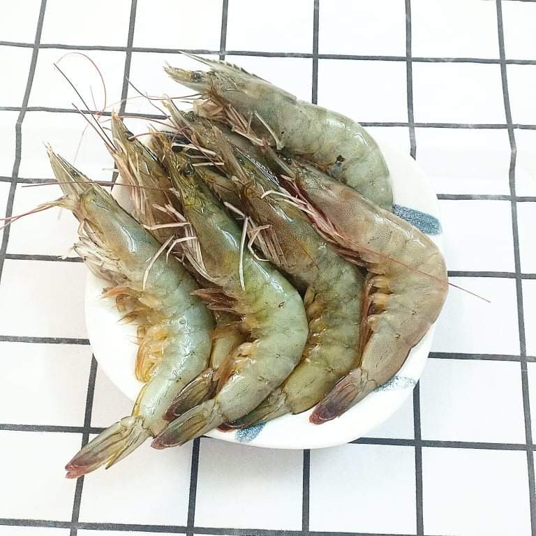 (Giao 1h) Tôm thẻ tươi cấp đông ngọt thịt 200g, 6-7 con