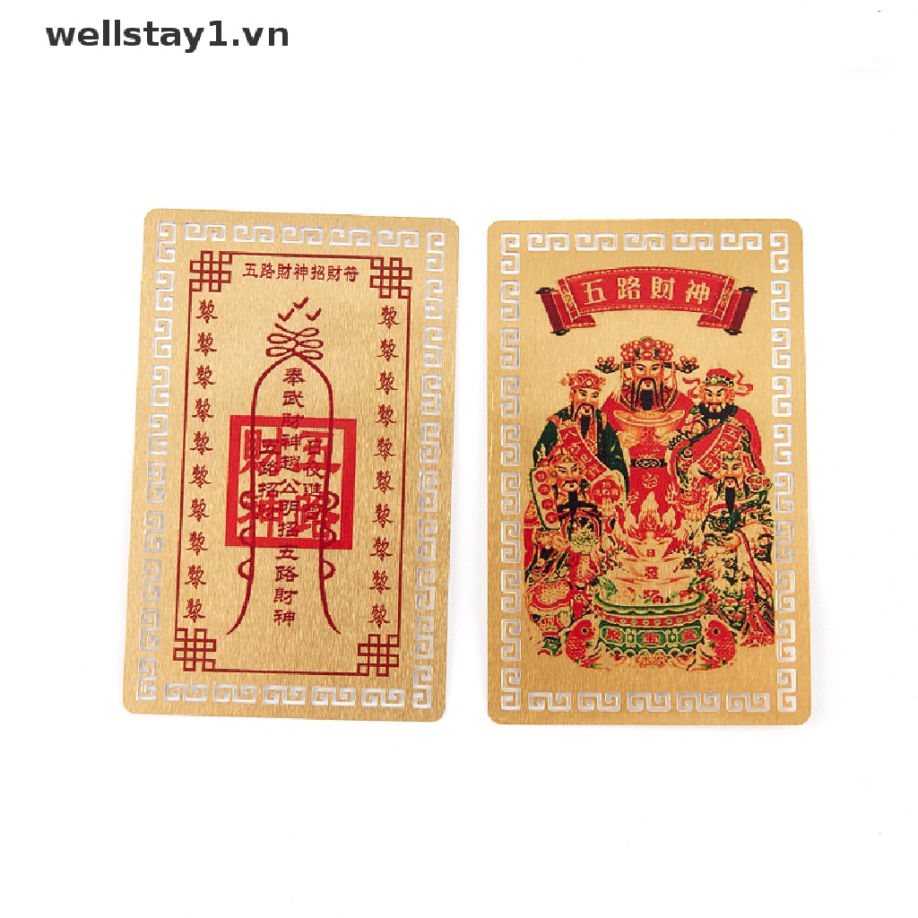 1 Thẻ Bùa May Mắn Mang Lại May Mắn Phong Thủy Trang Trí Nhà Cửa