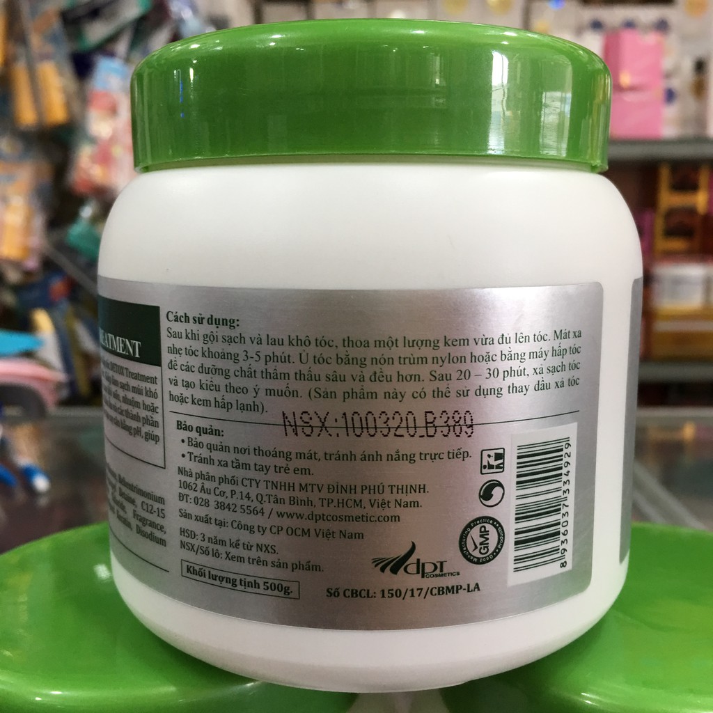 Kem hấp tóc Detoxifying Hair Treatment 500g