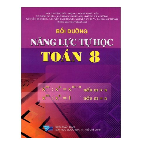 Sách Bồi dưỡng năng lực tự học toán 8