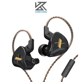 Tai nghe KZ EDX - Hàng chính hãng | 1 DD, Cable 2pin-0.75mm, Có Mic thoại, Âm thanh V-shape sôi động