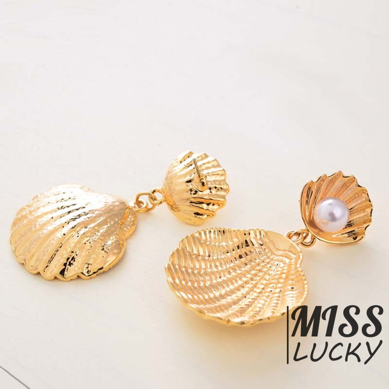 Khuyên Tai Vỏ Sò Thời Trang Cá Tính Cho Nữ