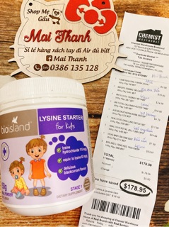Bột tăng chiều cao lysine biosland