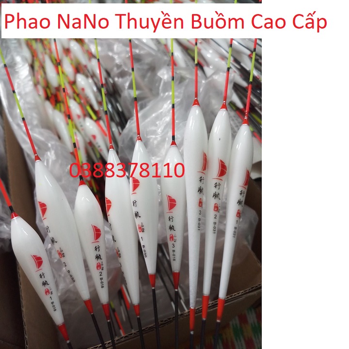 Phao NaNo Thuyền Buồm Cao Cấp B018,  B030, B031 Chuyên Trị Chép Diếc