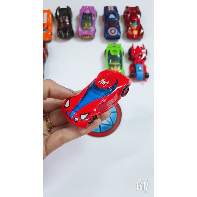 SET 10 CHIẾC XE SẮT SIÊU ANH HÙNG AVENGERS