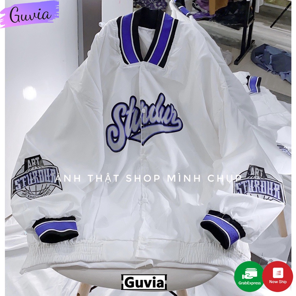 [Tặng Cột Tóc] Áo Bomber VASITY Dù 2 Lớp ASU.SUP Nam Nữ Form Rộng, Áo Khoác Gió Chống Nắng Unisex GUVIA