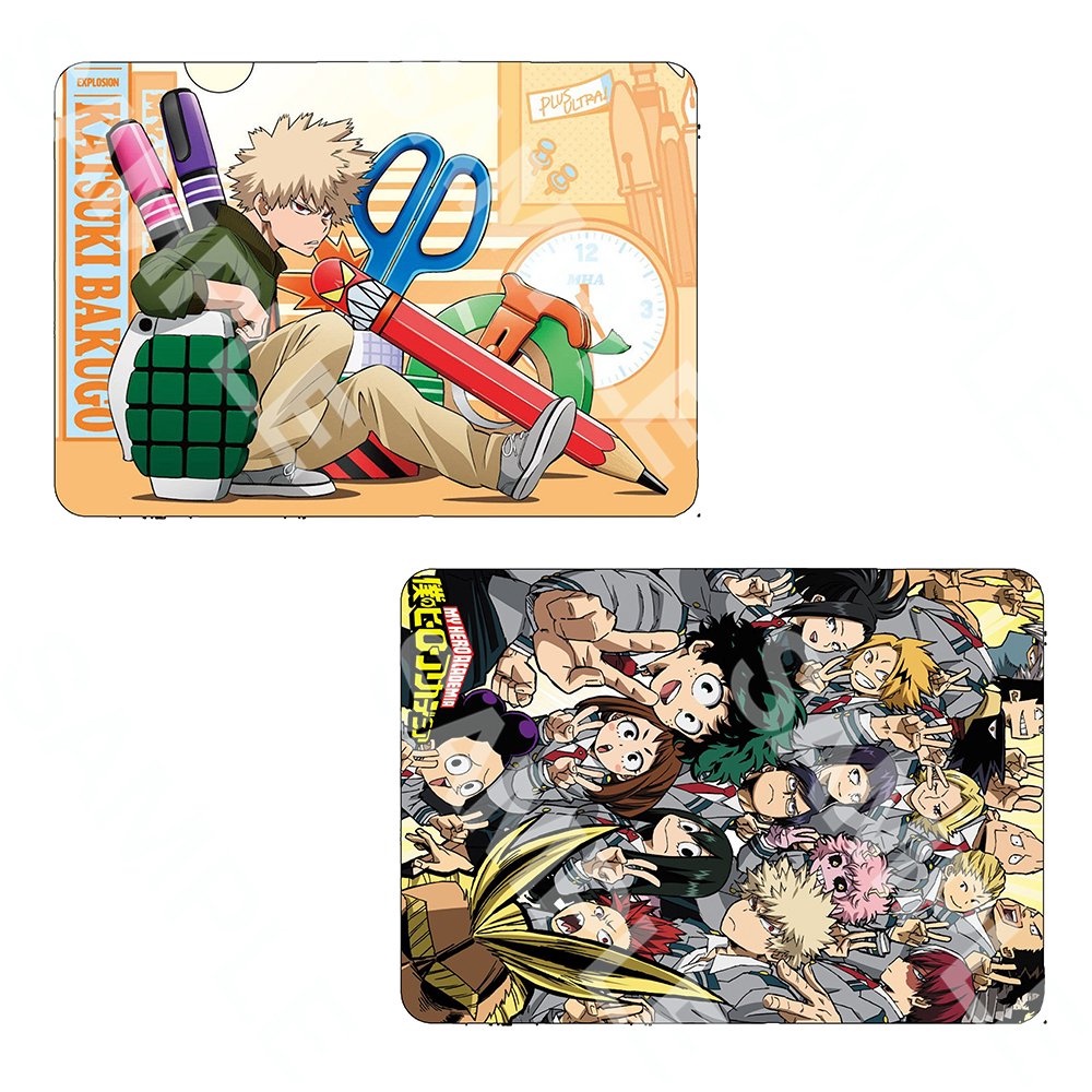 (1 tấm) Ảnh card bo góc in hình BOKU NO HERO ACADEMIA ver BACK TO SCHOOL Học Viện Anh Hùng thẻ bo viền 5*8cm