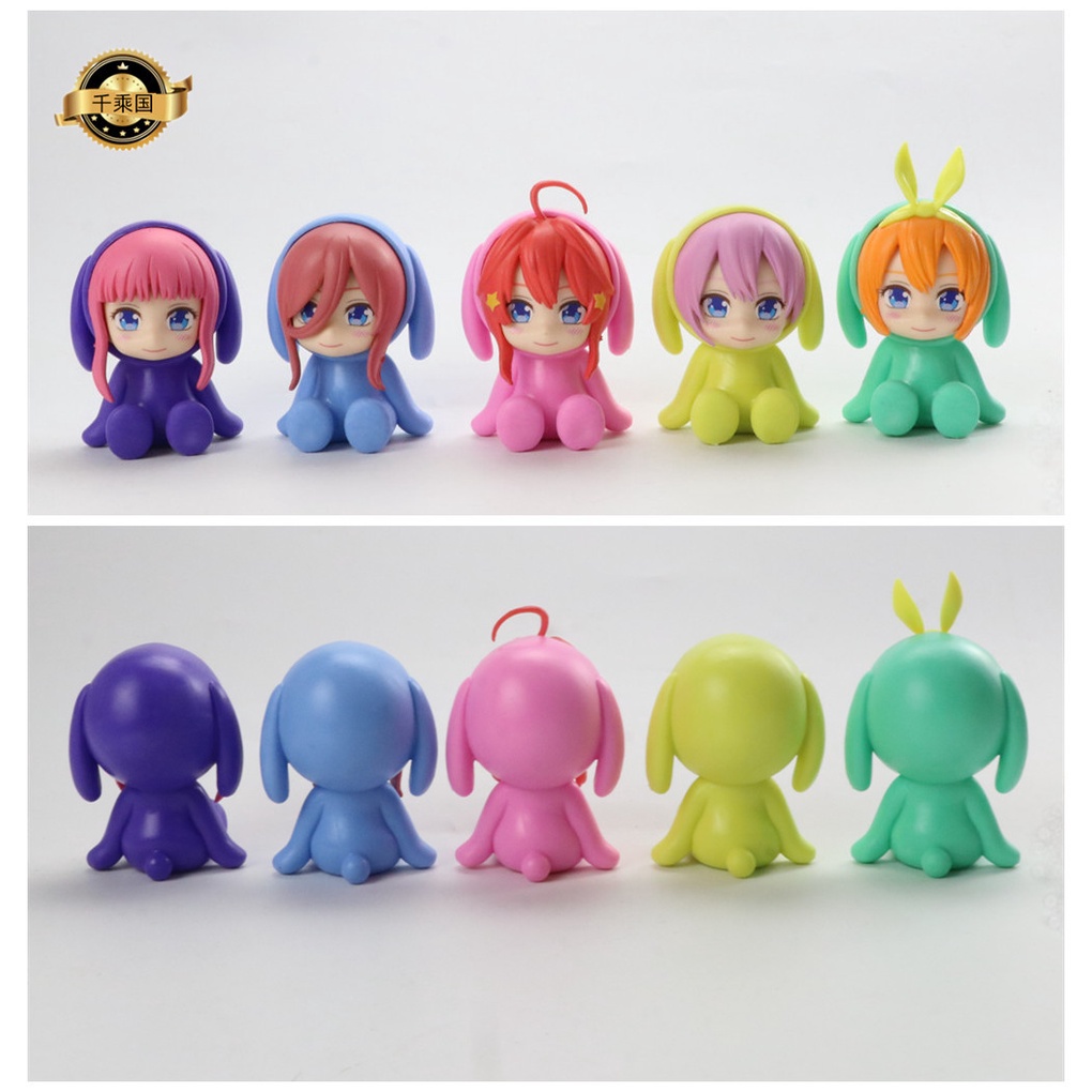 Mô hình chibi nhà có 5 nàng dâu, mô hình anime Gotoubun no Hanayome 9 cm