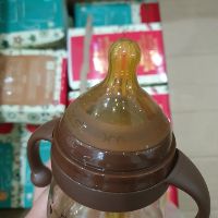 Bình sữa gấu ( tặng 2 núm ti + bộ cọ 5 món )