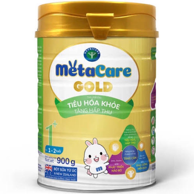 Sữa Metacare gold 1+ loại 900gam (mẫu mới)