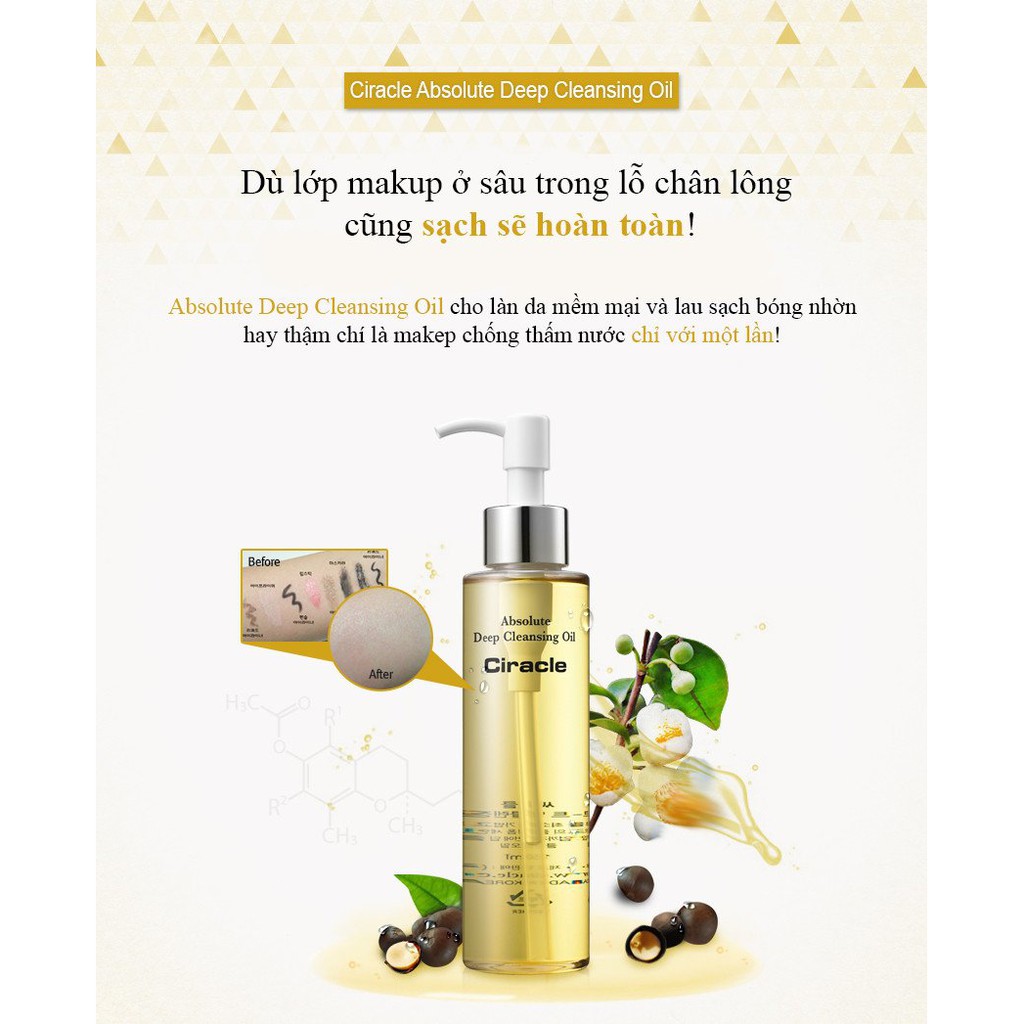 Dầu Tẩy Trang Ciracle Absolute Deep Cleansing Oil