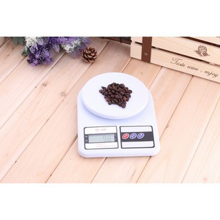 Cân điện tử nhà bếp sf400, loại 5kg, tặng kèm pin