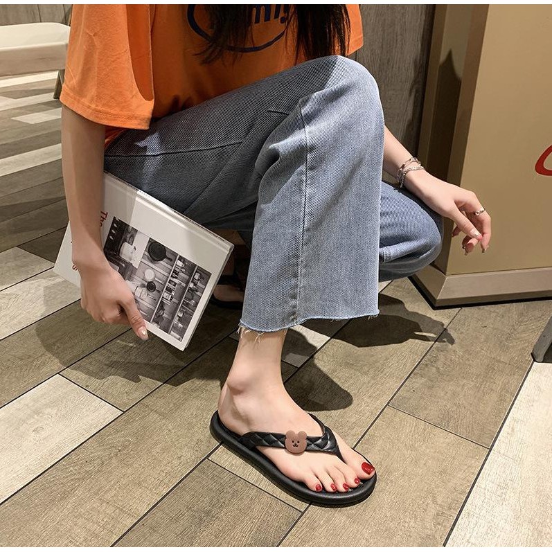 JY209 - Dép xỏ ngón gấu mềm đáng yêu