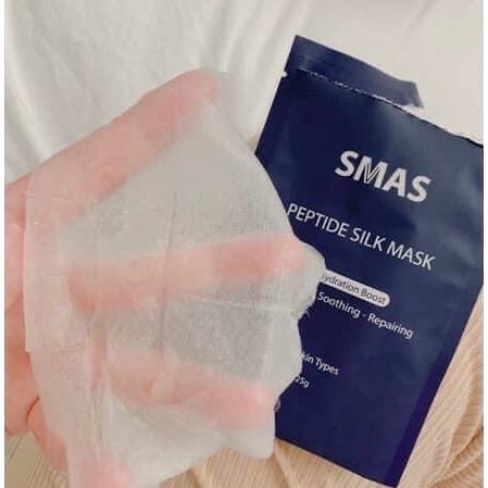 SMAS - Mặt nạ giảm đỏ tức thì SMAS Peptide Silk Mask Phục Hồi Da  Chính Hãng