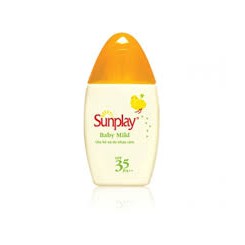 Sunplay Baby Mild SPF35+, PA++: Sữa chống nắng cho bé và da nhạy cảm