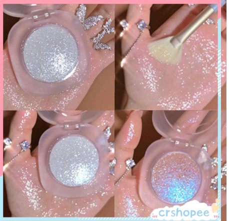 CR (Hàng Mới Về) Phấn Mắt Trang Điểm Màu Sắc Long Lanh Tiện Dụng Chất Lượng Cao