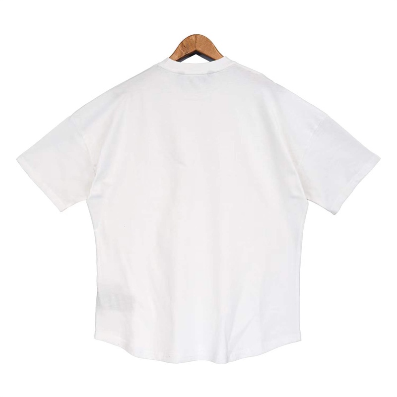 Áo Thun Ngắn Tay Cổ Tròn In Hình Cây Dừa Và Chữ Đơn Giản Chất Lượng Cao Thời Trang Dễ Phối Đồ