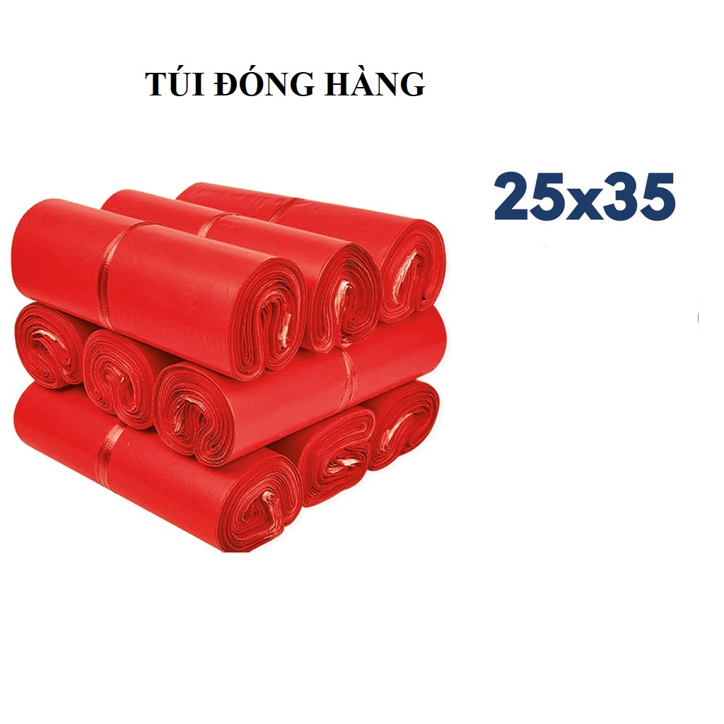 Túi gói hàng túi niêm phong tự dính 25x35cm cuộn 50 túi