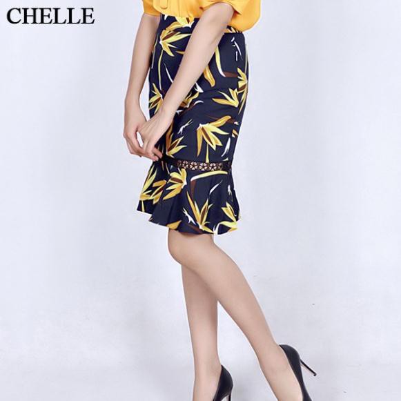 Chân váy nữ đuôi cá phối ren thời trang thiết kế cực sang chảnh - C62L18H053-DF32 | BigBuy360 - bigbuy360.vn