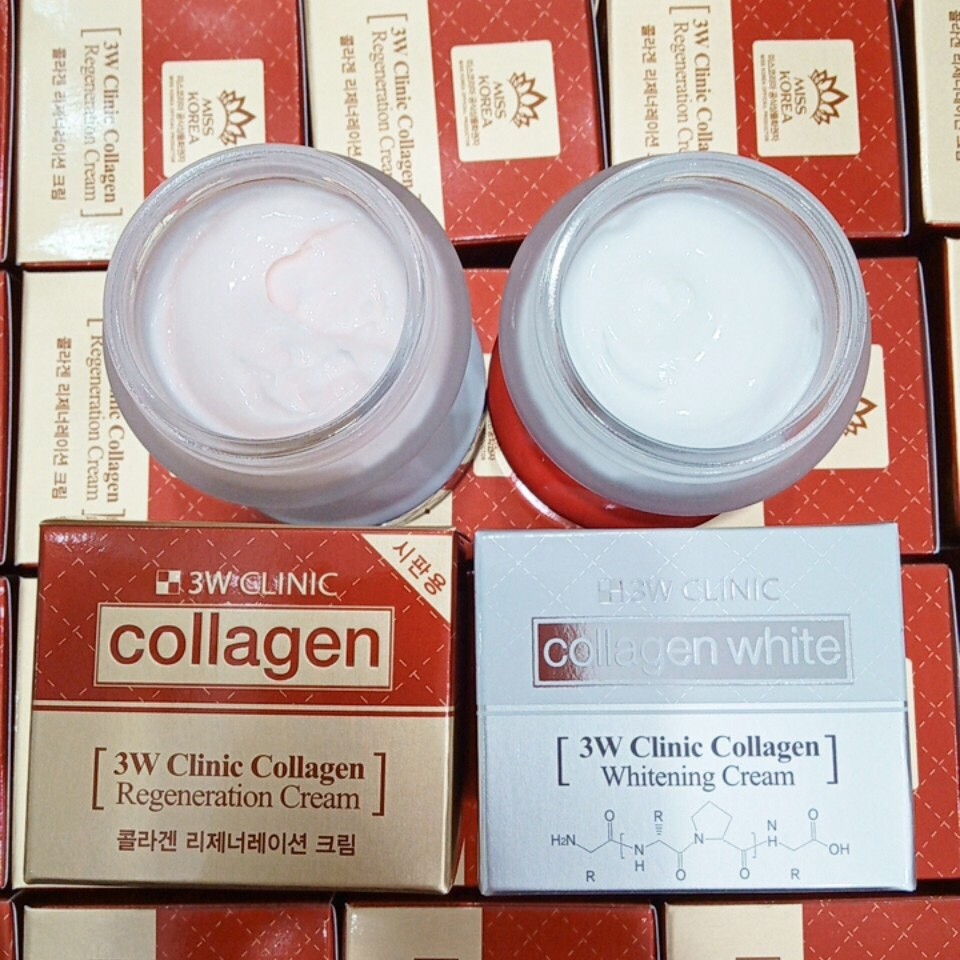 Kem dưỡng tái tạo da 3w Clinic Collagen Regeneration Kem dưỡng da Hàn Quốc