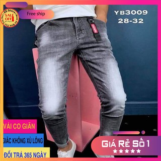 Quần Jean Nam Hàn Quốc Cao Cấp Thời Trang Dạo Phố Vải Co Giãn Giống Hình 💖FREE SHIP💖