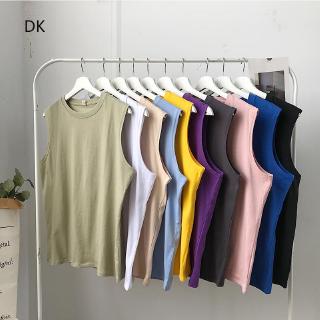 Áo Thun Cotton Không Tay Thời Trang Mùa Hè Cho Nam