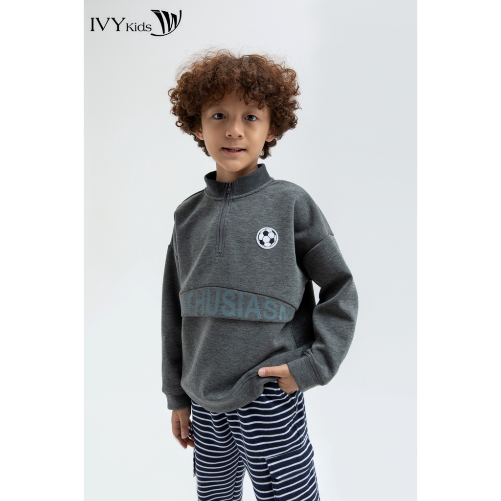 Áo thun bé trai ENTHUSIASM IVY moda MS 58K1078