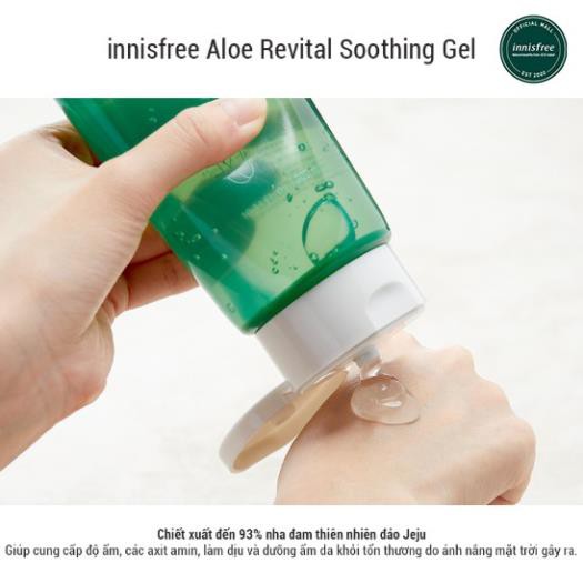 Gel dưỡng ẩm đa năng từ nha đam tươi innisfree Aloe Revital Soothing Gel 300ml