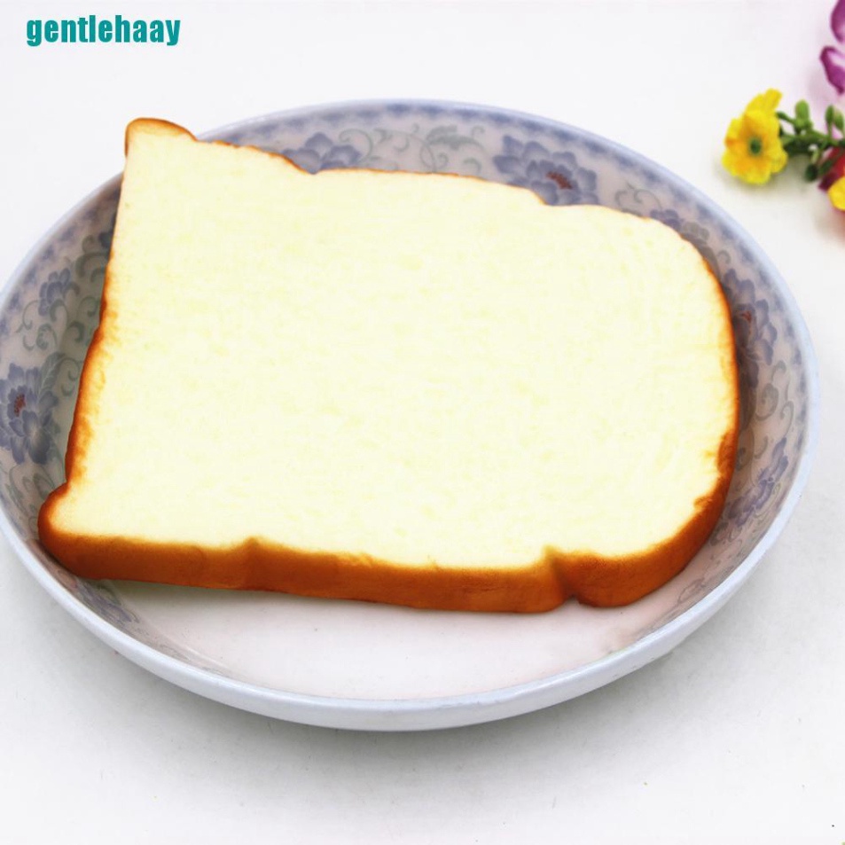 1 Bánh Mì Đồ Chơi Bóp Tay Mềm, Dẻo, Chậm Tăng, Giúp Thư Giãn Đầu Óc Hình Lát Bánh Mì, Món Quà Tặng Trẻ Em