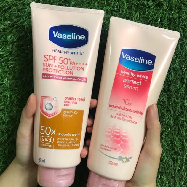 Dưỡng Thể Vaseline Healthy White 10x - 50x Nội Địa Thái Lan