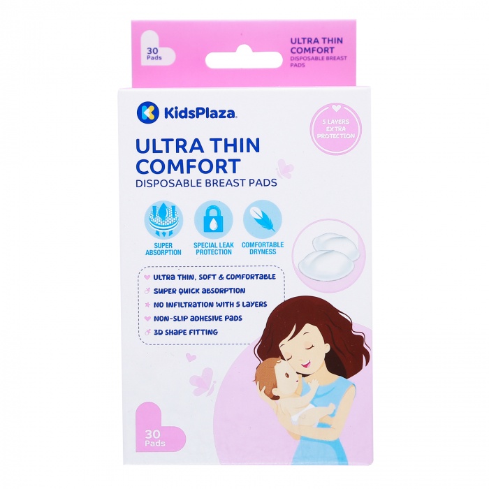 Miếng lót thấm sữa KidsPlaza Ultra-Thin Comfort (30 Pcs)