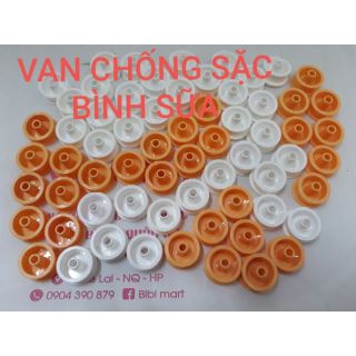 Van chống sặc bình sữa cổ hẹp.