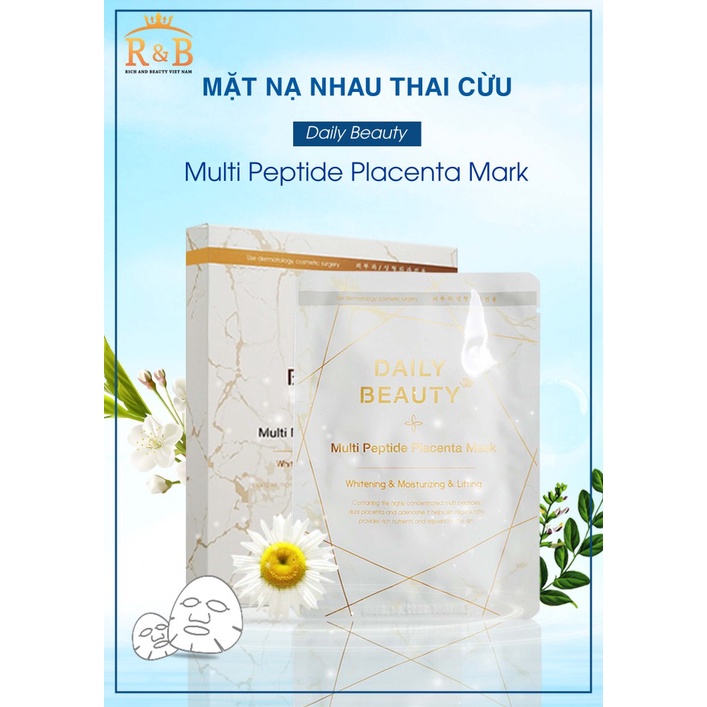 Mặt Nạ Nhau Thai Cừu-Multi Peptide Placenta Mask