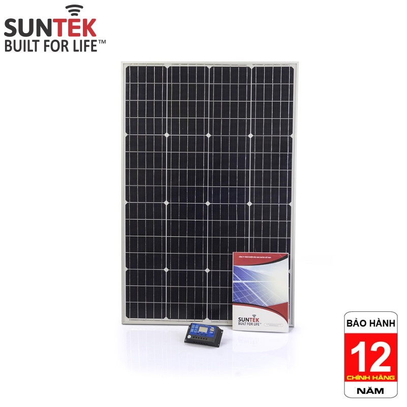 Bộ Điều Khiển Sạc Acquy Pin Bằng Năng Lượng Mặt Trời SUNTEK SA1 100W - Hàng Chính Hãng - Bảo hành 12 năm Tấm Pin