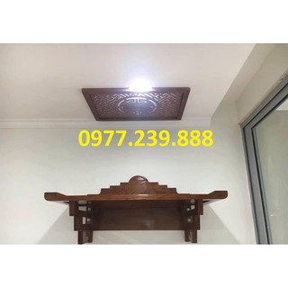 bàn thờ treo tường gỗ sồi 107cm