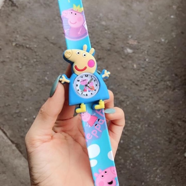 Đồng hồ đập tay trẻ em Heo peppa