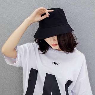 Nón Kaki Thời Trang - MŨ BUCKET MARUKO idol Kpop BASIC trơn Đen Trắng Be