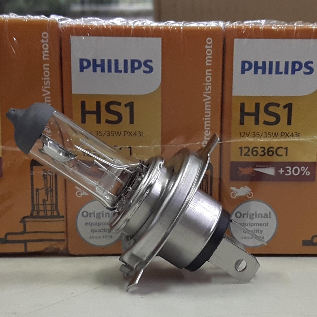 Bóng đèn xe máy tăng sáng 30% chân HS1/ H4 12V 35/35W. | Shopee Việt Nam