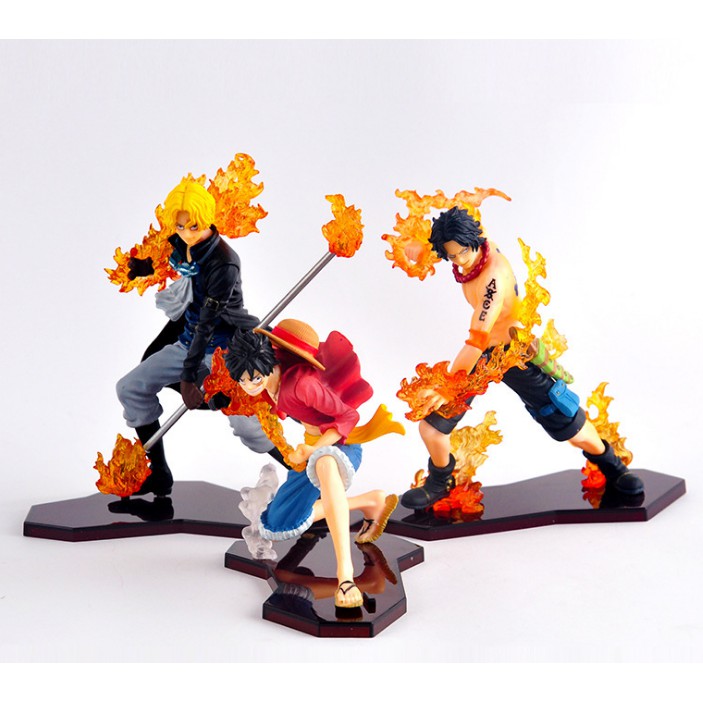 Bộ mô hình Luffy ACE Sabo One piece có chọn mẫu