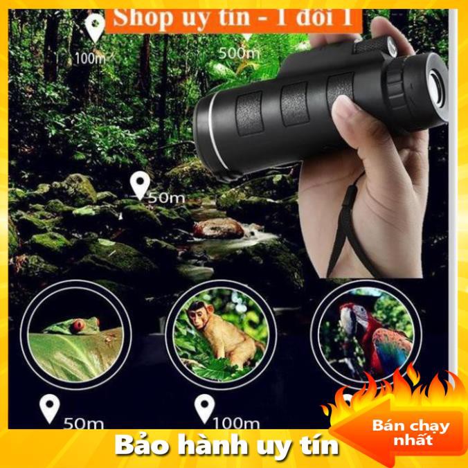 [ Xả kho tết] Ống Nhòm Xuyên Kính Gắn Điện Thoại PANDA/MONOCULAR 1 Mắt siêu nét 16x50 -Freeship, bảo hành 12 tháng