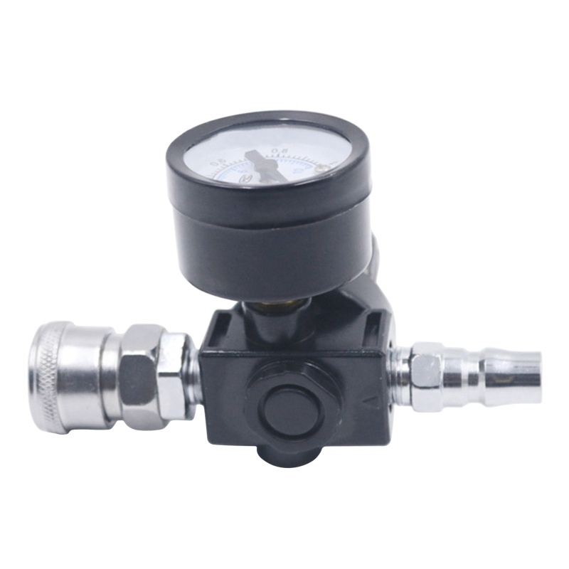 Bộ Điều Chỉnh Áp Suất Khí Nén 1 / 4 "Có Đồng Hồ Đo Áp Suất Cho Súng Phun Sơn