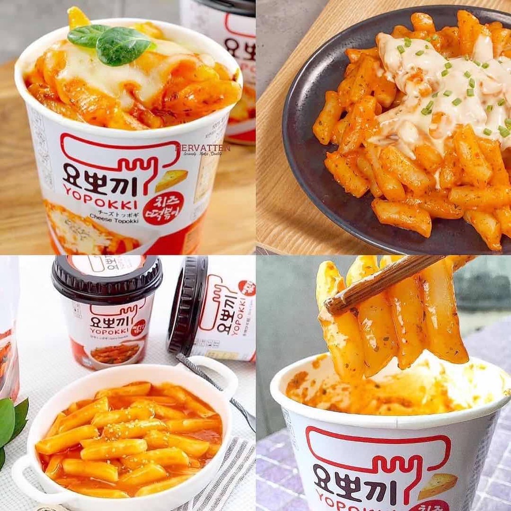 Bánh Gạo Tokpokki Vị Phomai Hàn Quốc Ăn Liền Dạng Hợp Tiện Lợi