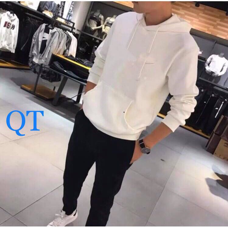 ÁO HOODIE TRƠN NAM NỮ NHIỀU MÀU_HD001