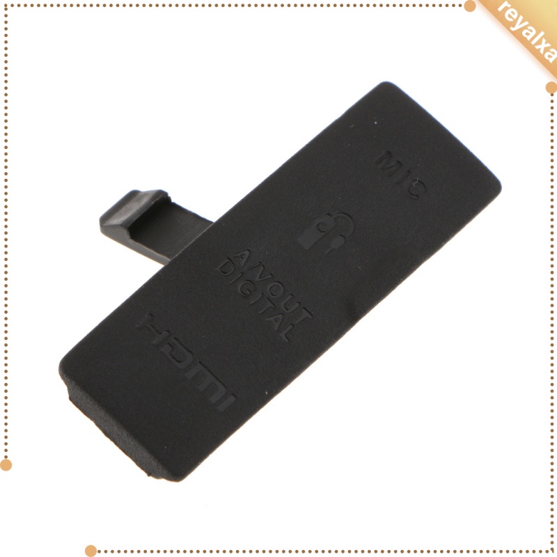 Nắp Đậy Cổng USB / AV OUT / HDMI / MIC Bằng Cao Su Màu Đen Cho Canon EOS 550D