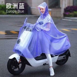 Áo mưa trùm chấm bi