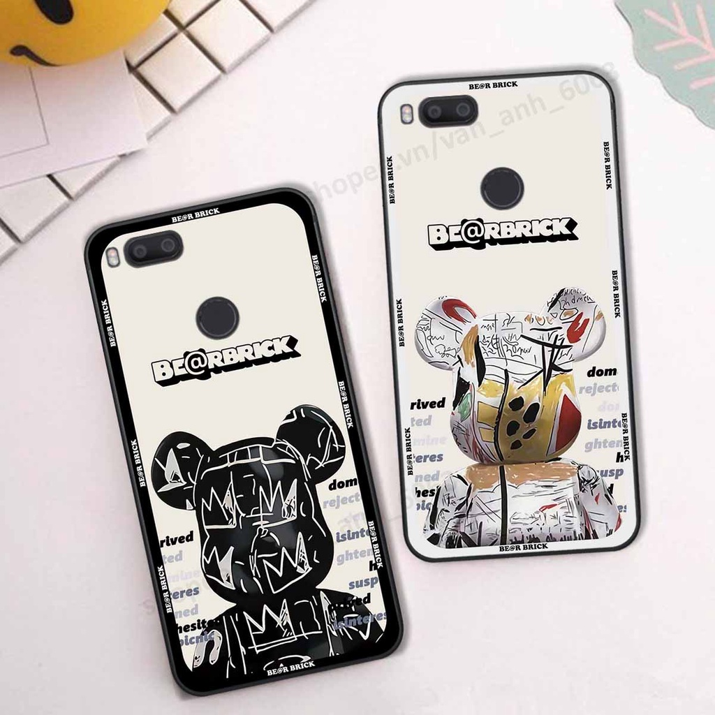 Ốp Xiaomi Mi A1 be@r brick mars thời trang, ốp lưng điện thoại viền dẻo siêu chất