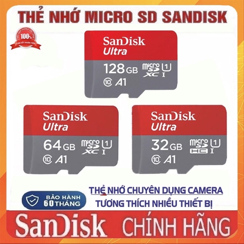 Thẻ nhớ Sandisk A1 64GB